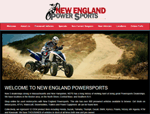 Tablet Screenshot of newenglandpowersports.com